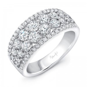 14K White Gold Anniversary Band