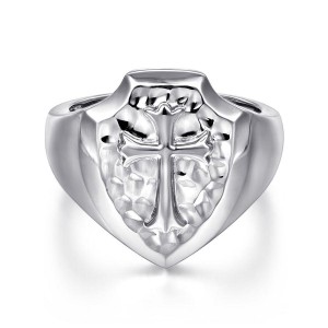 Gabriel & Co. Sterling Silver Cross Ring