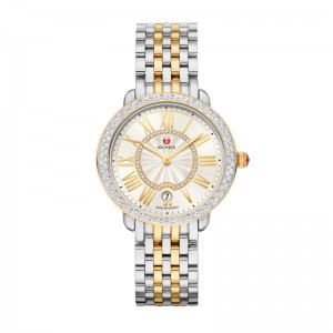 Michele Serein Mid Two-ToneDiamond Watch