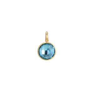 Marco Bicego 18K Yellow Gold Jaipur Pendant with Sky Topaz