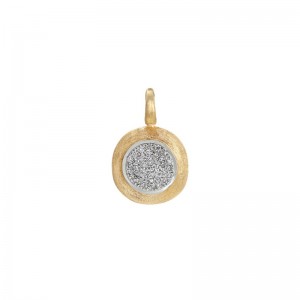 Marco Bicego 18K Yellow & White Gold Pendant with Round Diamonds 0.52 Tcw F-G VS