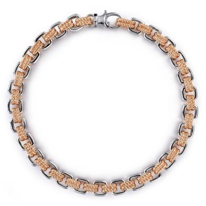 Gabriel & Co 14K Rose & White Gold Hampton Bracelet