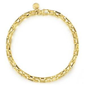 Gabriel & Co 14K Yellow Gold Chain Bracelet  Size 8