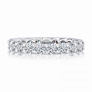 A.Jaffe 18K White Gold Diamond Anniversary Band