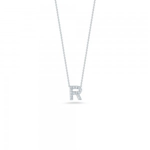 Roberto Coin 18K White Gold Tiny Treasures Love Letter Diamond 