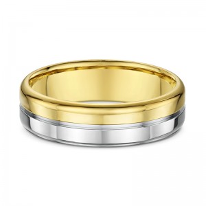 14K White Gold Half Anniversary Band with 4 Round Diamonds 0.40 Tcw G-H SI & 5 Round Emeralds 0.50 Tcw