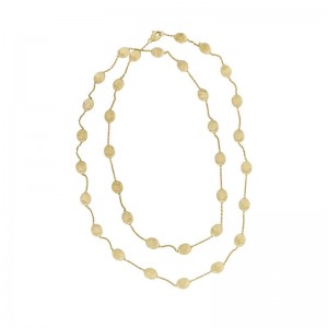 Marco Bicego 18K Yellow Gold Siviglia Collection Large Bead Long Necklace