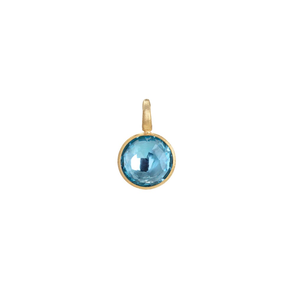 Marco Bicego 18K Yellow Gold Jaipur Pendant with Sky Topaz
