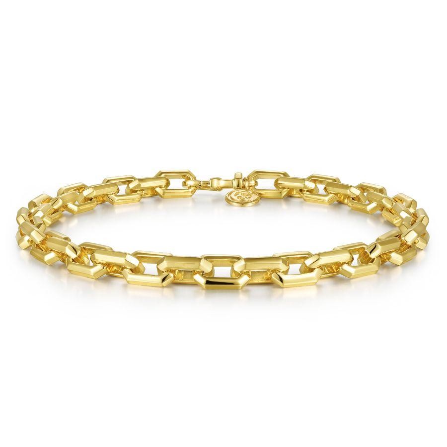 Gabriel & Co 14K Yellow Gold Chain Bracelet  Size 8