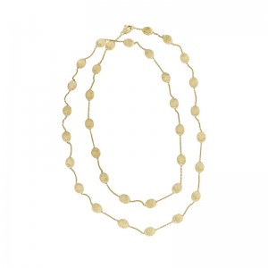 Marco Bicego 18K Yellow Gold Siviglia Collection Large Bead Long Necklace