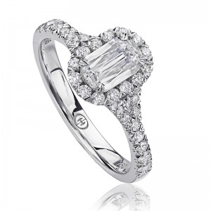 CHRISTOPHER DESIGNS  Crisscut® Cushion Diamond Engagement Ring