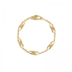 Marco Bicego 18K Yellow Gold Lucia Link & Chain Bracelet Size 7.75