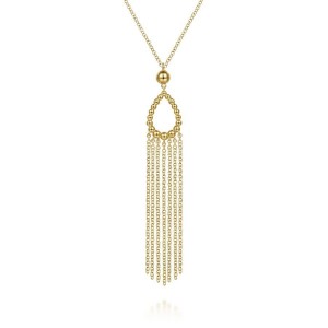 Gabriel & Co. 14K Yellow Gold Bujukan Fashion Pendant Necklace