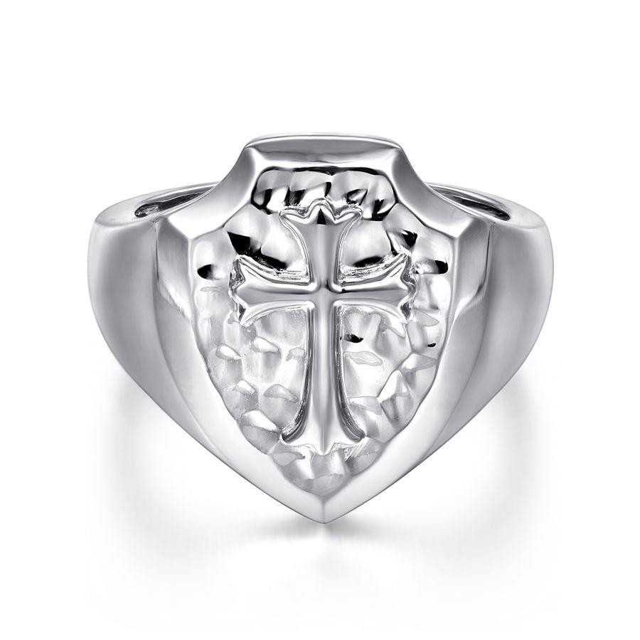 Gabriel & Co. Sterling Silver Cross Ring