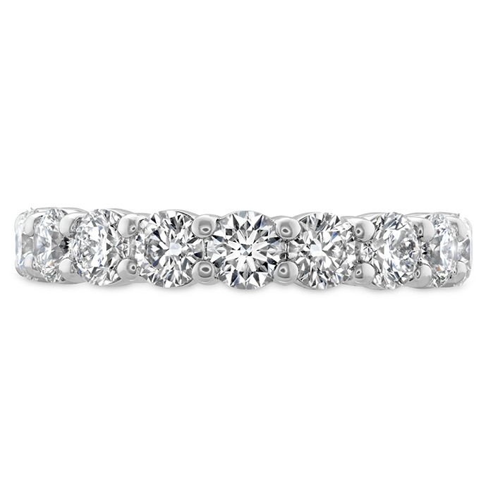 Hearts on Fire Platinum Gold Eternity Band with 26 Round Diamonds  G-H VS-SI  Size 6.5