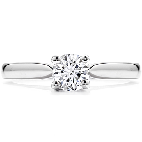Hearts on Fire 18K White Gold Serenity Selection Complete Solitaire Engagement Ring