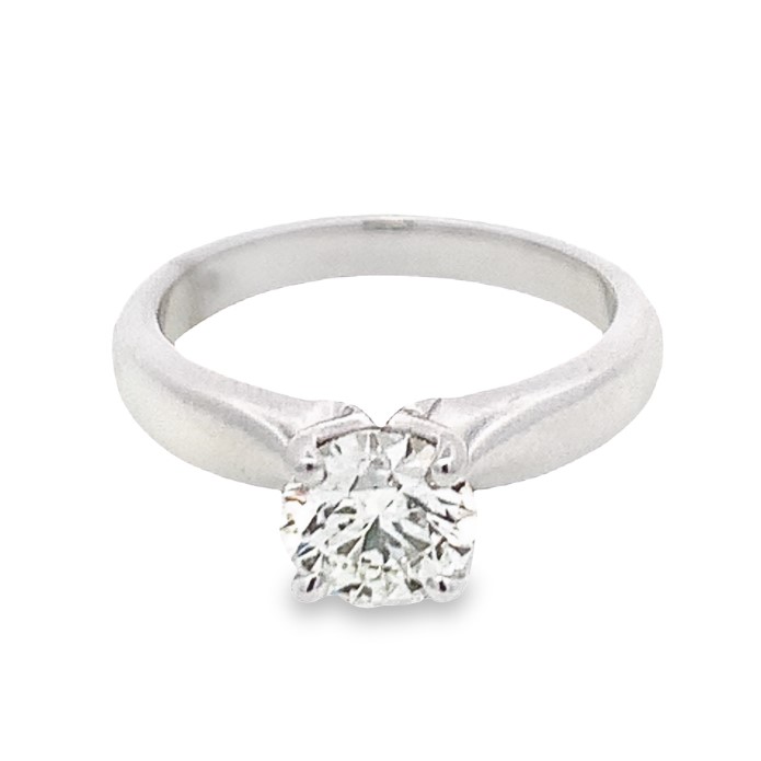 Hearts on Fire 18K White Gold Serenity Selection Complete Solitaire Engagement Ring