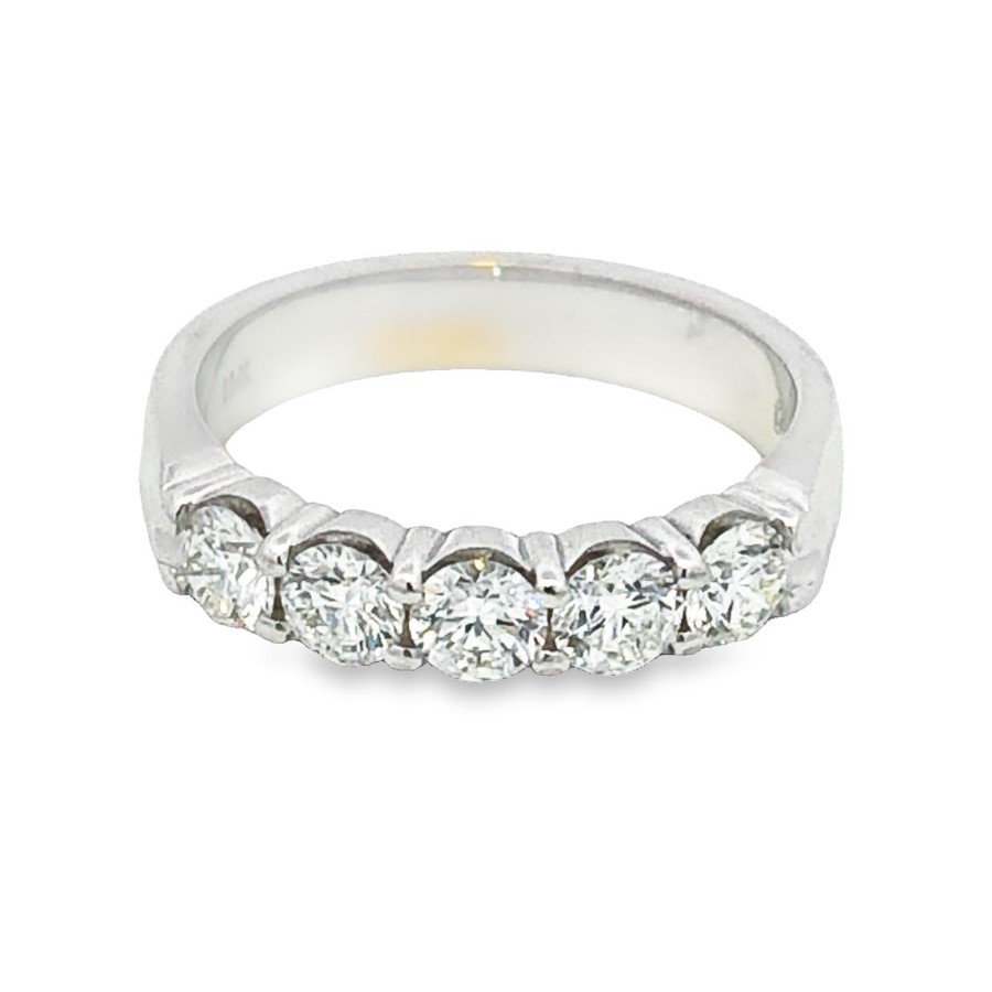 Romanza 14K White Gold Diamond Anniversary Band