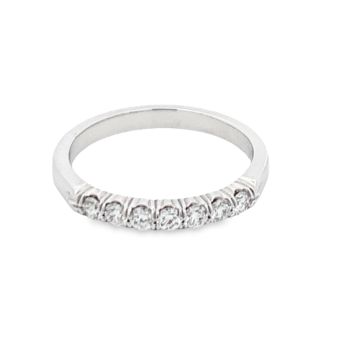 Romanza 14K White Gold Diamond Anniversary Band