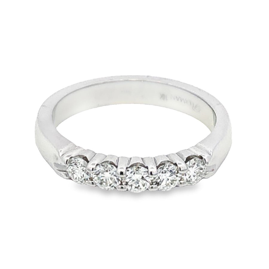 Romanza 14K White Gold Diamond Anniversary Band