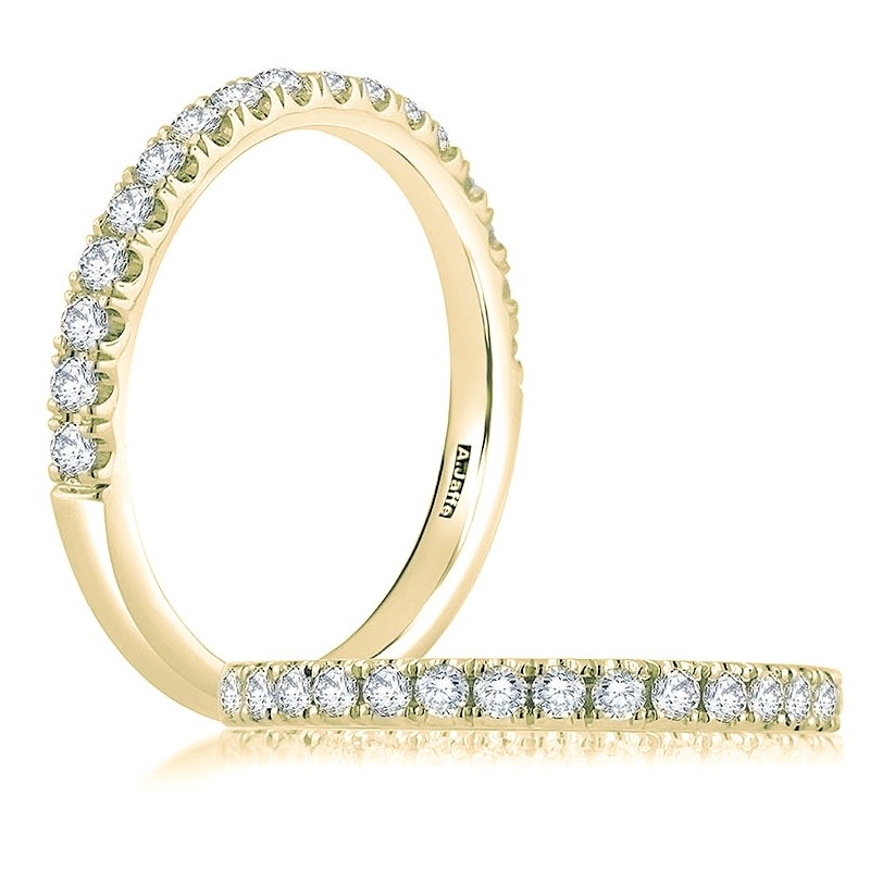 A.Jaffe 14K Yellow Gold Diamond Anniversary Band