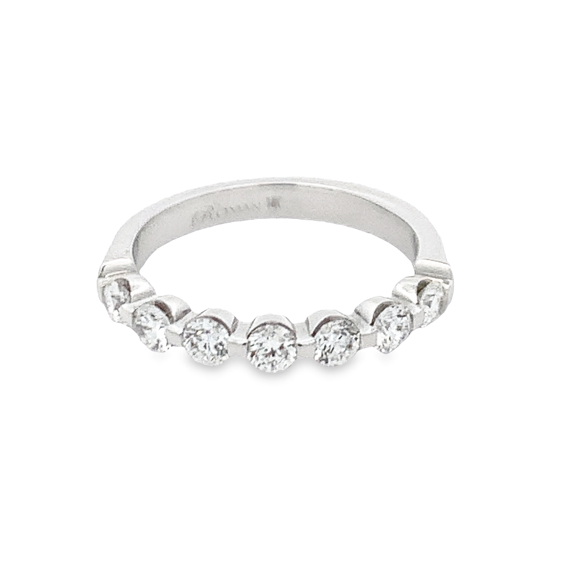 Romanza 14K White Gold Diamond Anniversary Band