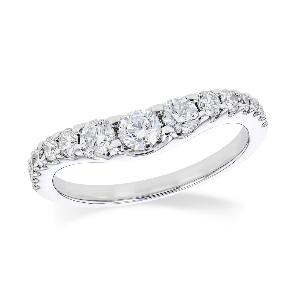 Allison Kaufman 14K White Gold Anniversary Band Enhancer