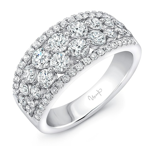 14K White Gold Anniversary Band