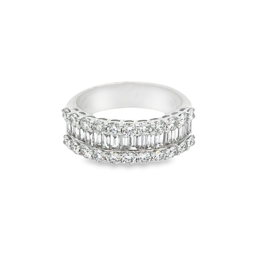 18K White Gold Diamond Anniversary Band