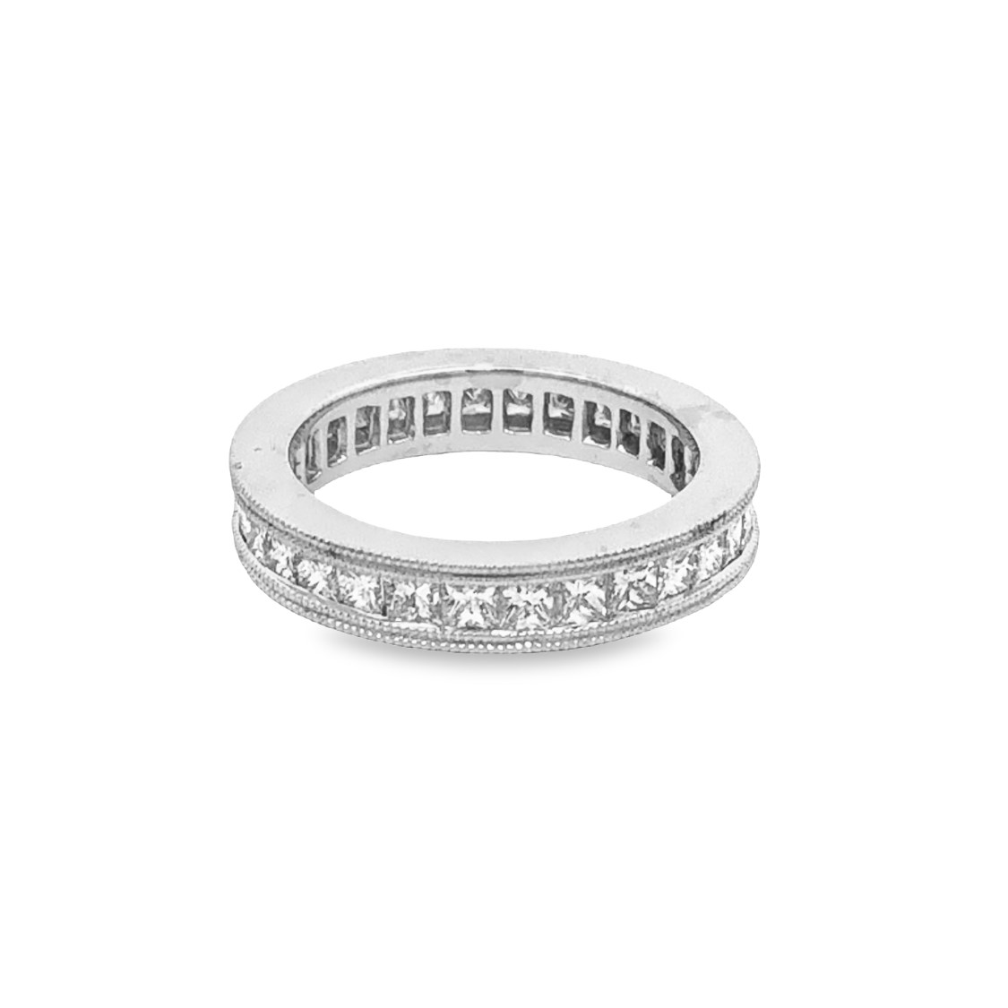 18K White Gold Diamond Eternity Band