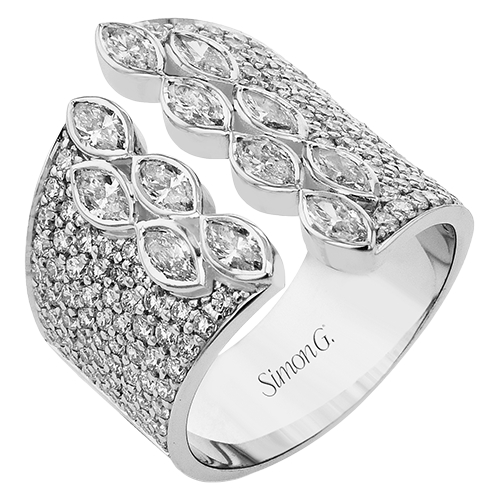 Simon G. 18K Rose Gold Diamond Ring