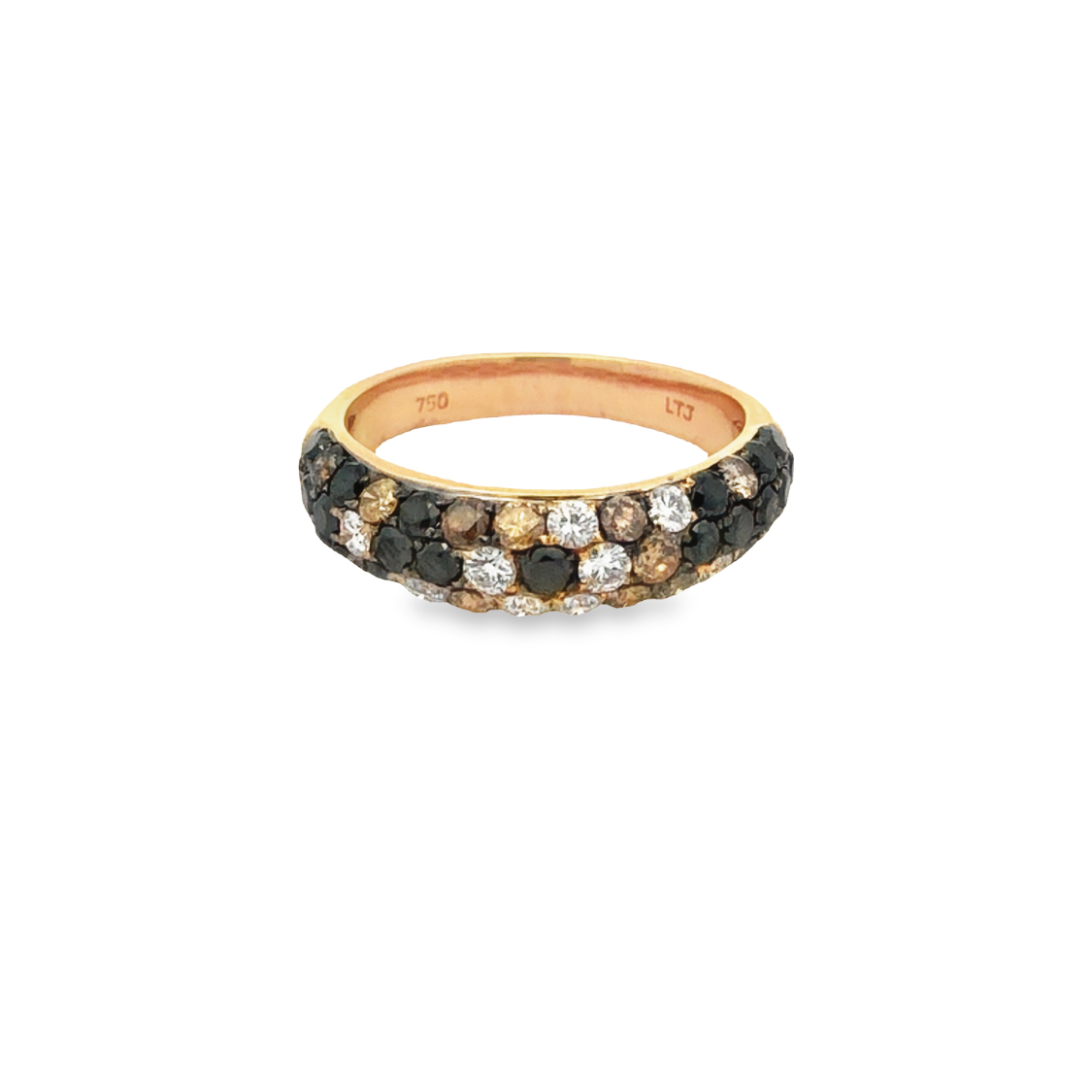 18K Rose Gold Diamond Ring