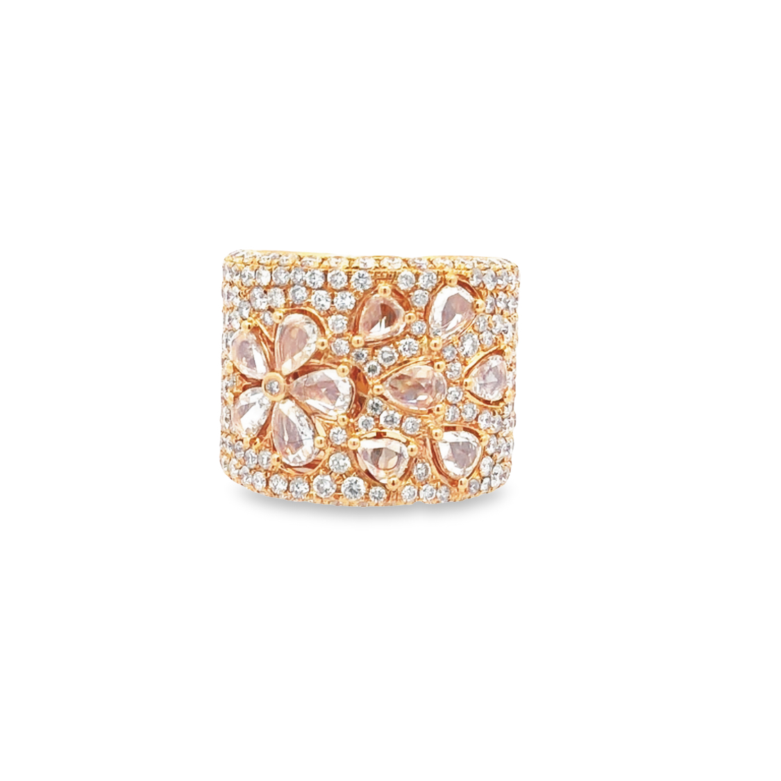 18K Rose Gold Diamond Ring