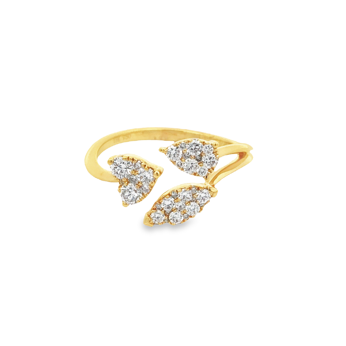 18K Yellow Gold Diamond Ring
