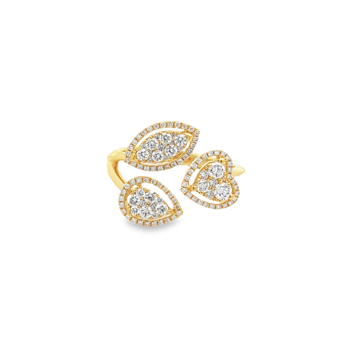 18K Yellow Gold Diamond Ring