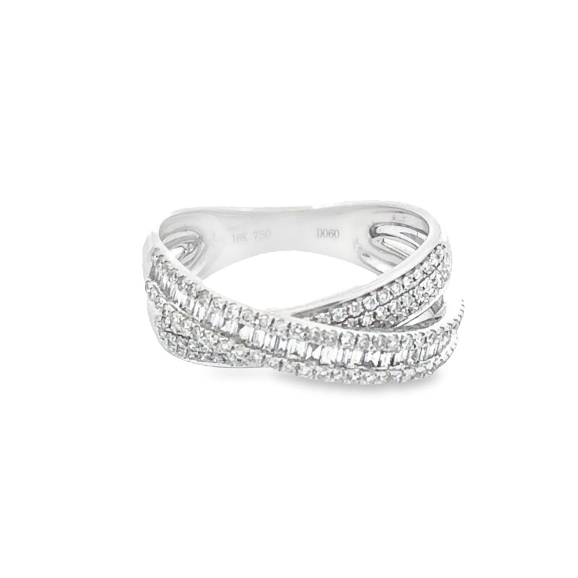 18K White Gold Diamond Fashion Ring