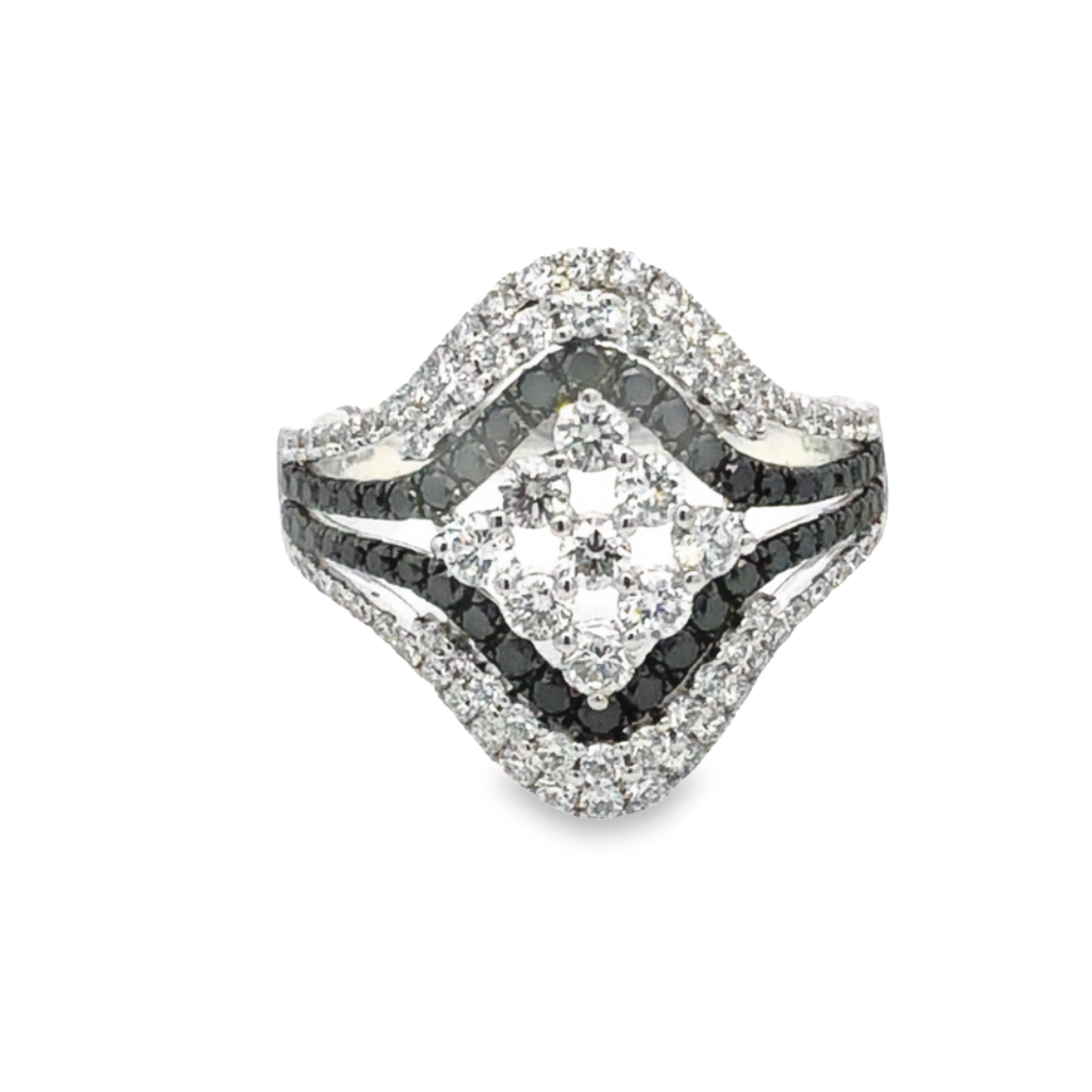18K White Gold Diamond Ring