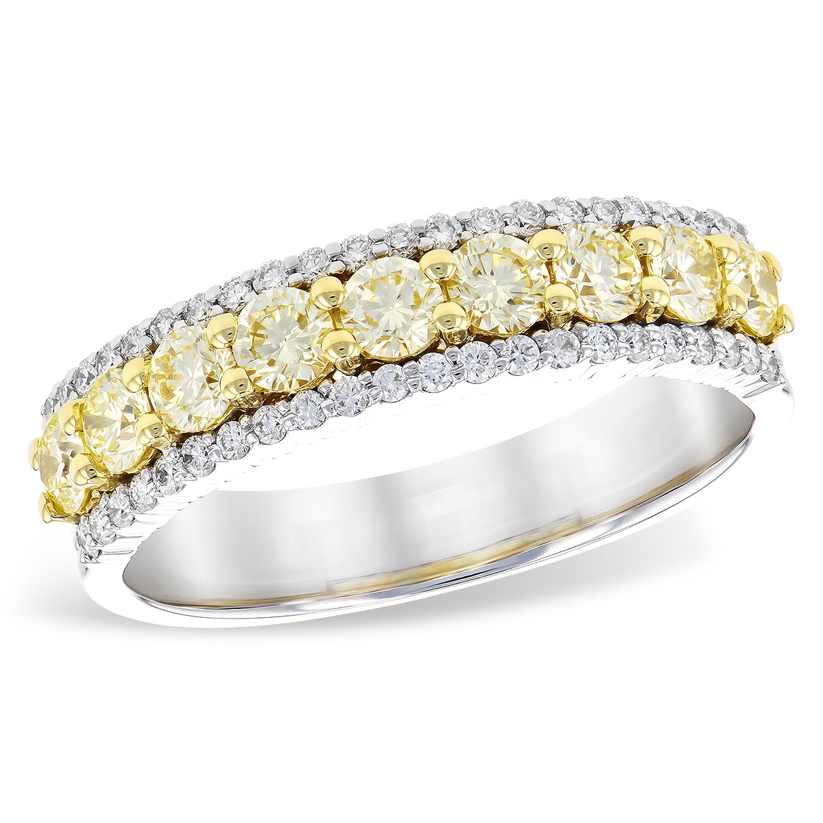 Allison Kaufman 14K White & Yellow Gold Diamond Ring