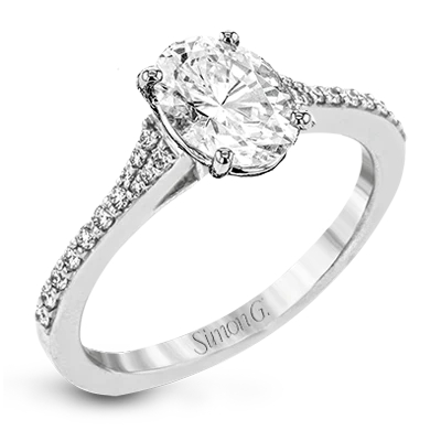 LR2507-OV ENGAGEMENT RING