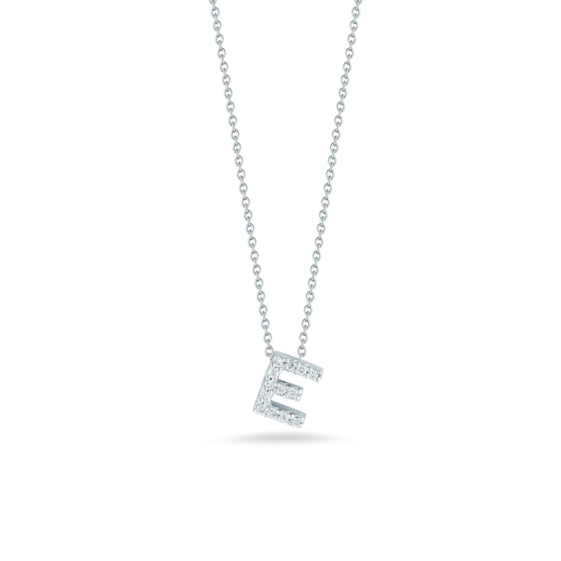Roberto Coin 18K White Gold Tiny Treasures Love Letter Diamond 