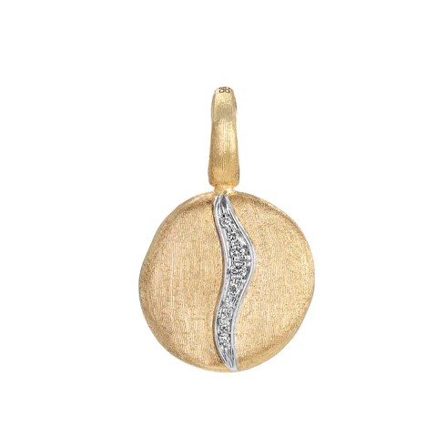 Marco Bicego 18K Yellow & White Jaipur Collection Gold Small Diamond Accent Pendant