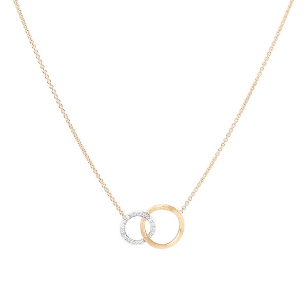 Marco Bicego18K Yellow and White Gold Jaipur Collection Diamond Necklace 16.5