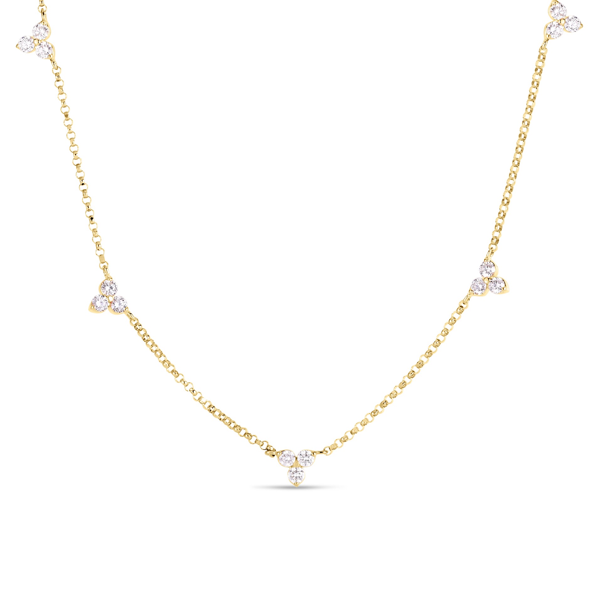 Roberto Coin Yellow Diamond Love by Yard Necklace