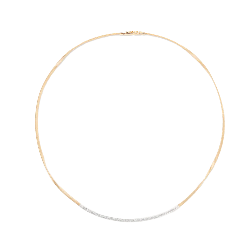 Marco Bicego 18K Two-Tone Diamond Collar Necklace
