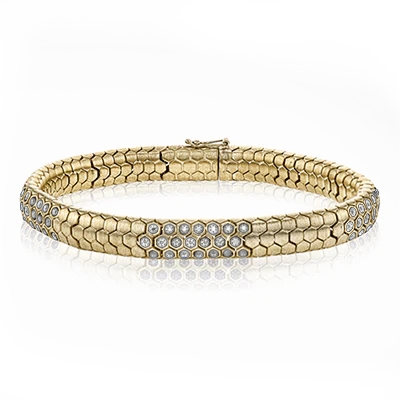 Simon G 14K Yellow Gold Men's Diamond Bracelet