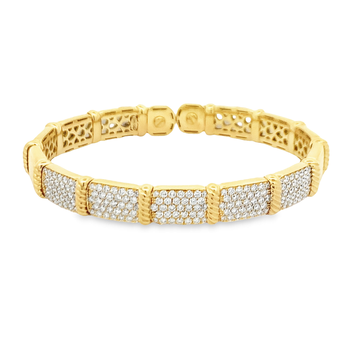 Damaso 18K Yellow Gold Diamond Bracelet