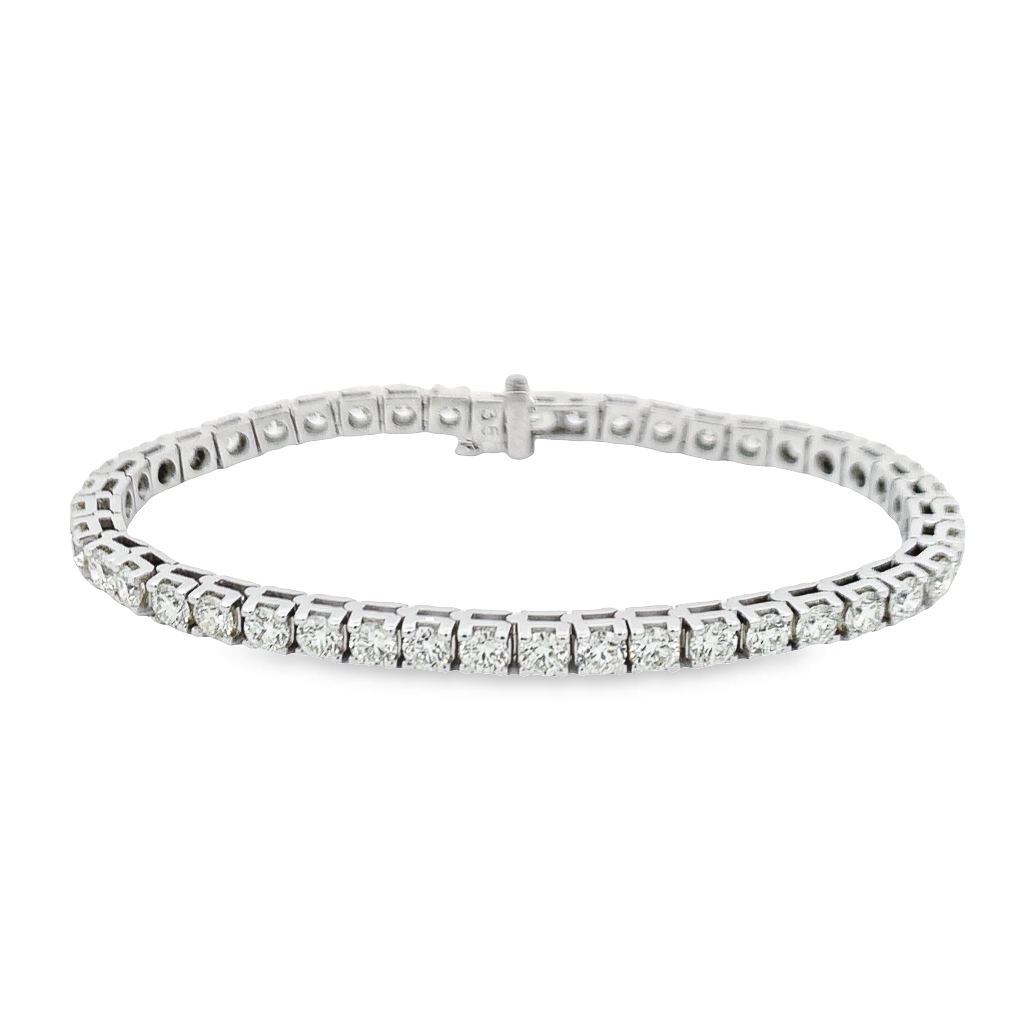Platinum Diamond Tennis Bracelet 7