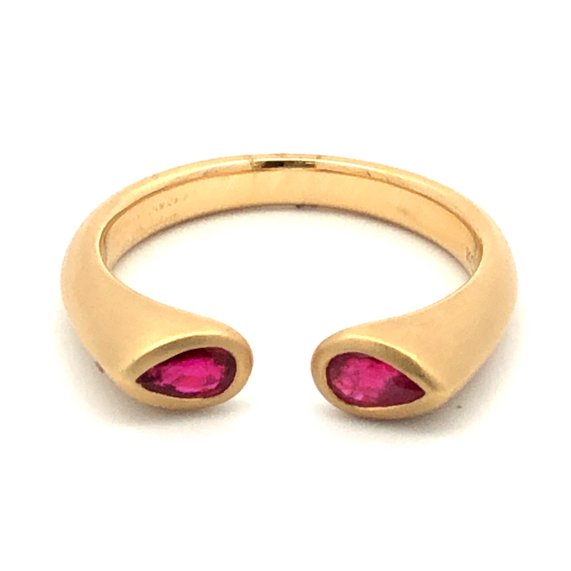 Kimberly Collins 18K Yellow Gold Ruby Hug Ring