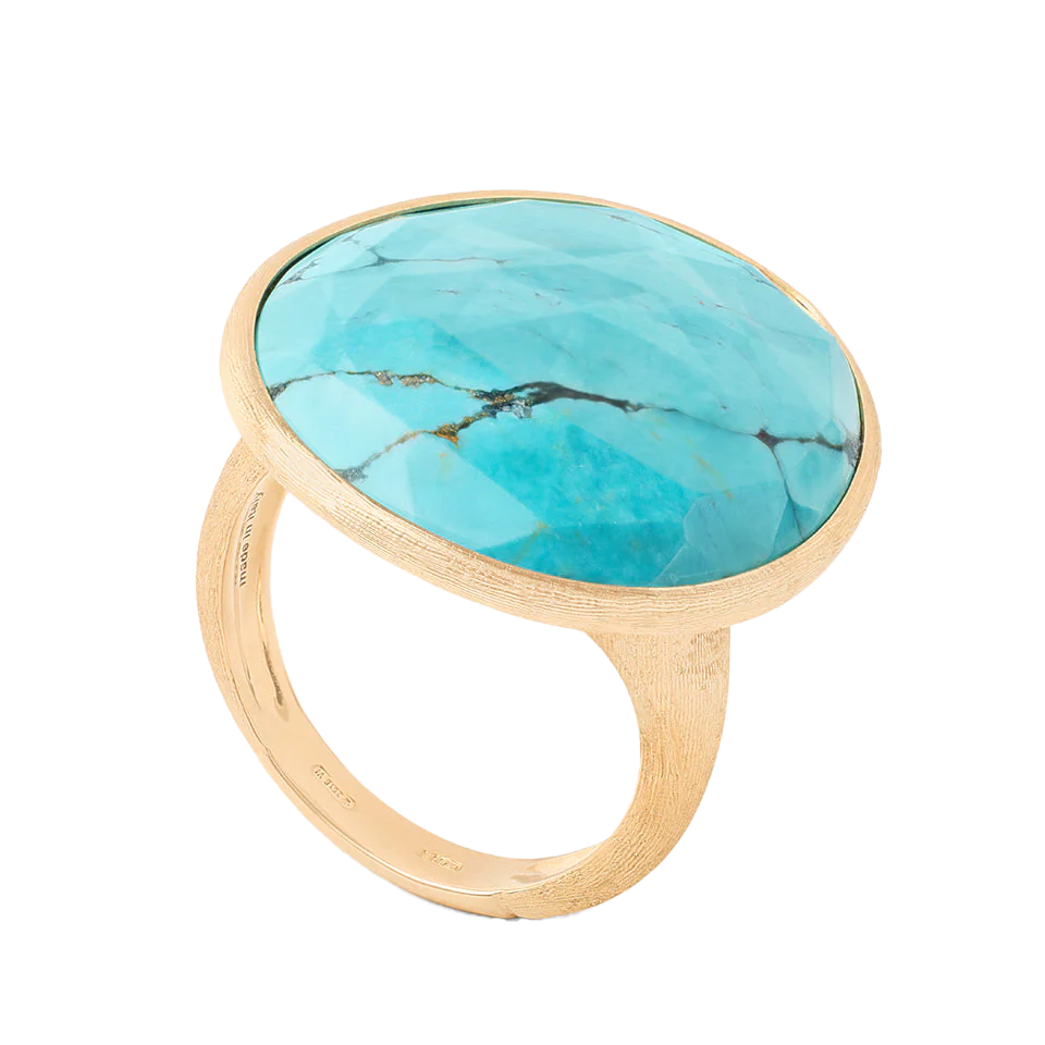 Marco Bicego 18K Yellow Gold Turquoise Ring