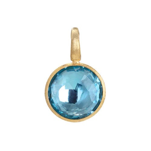 Marco Bicego 18K Yellow Gold Jaipur Pendant with Sky Topaz